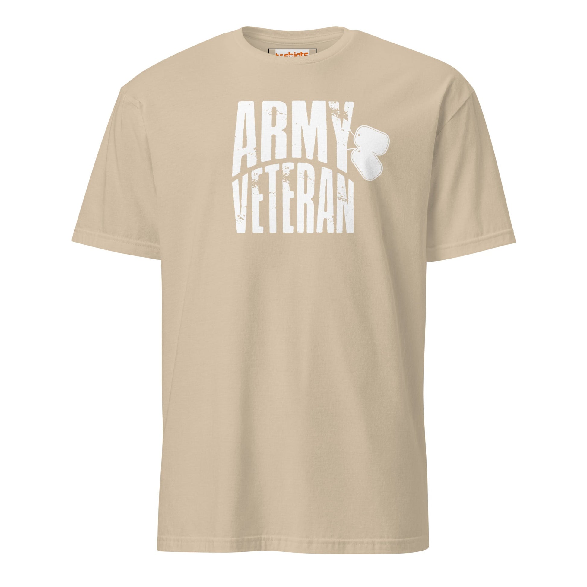 Army Veteran T-Shirt | Military Army T-Shirt - Sand - T-Shirts Online