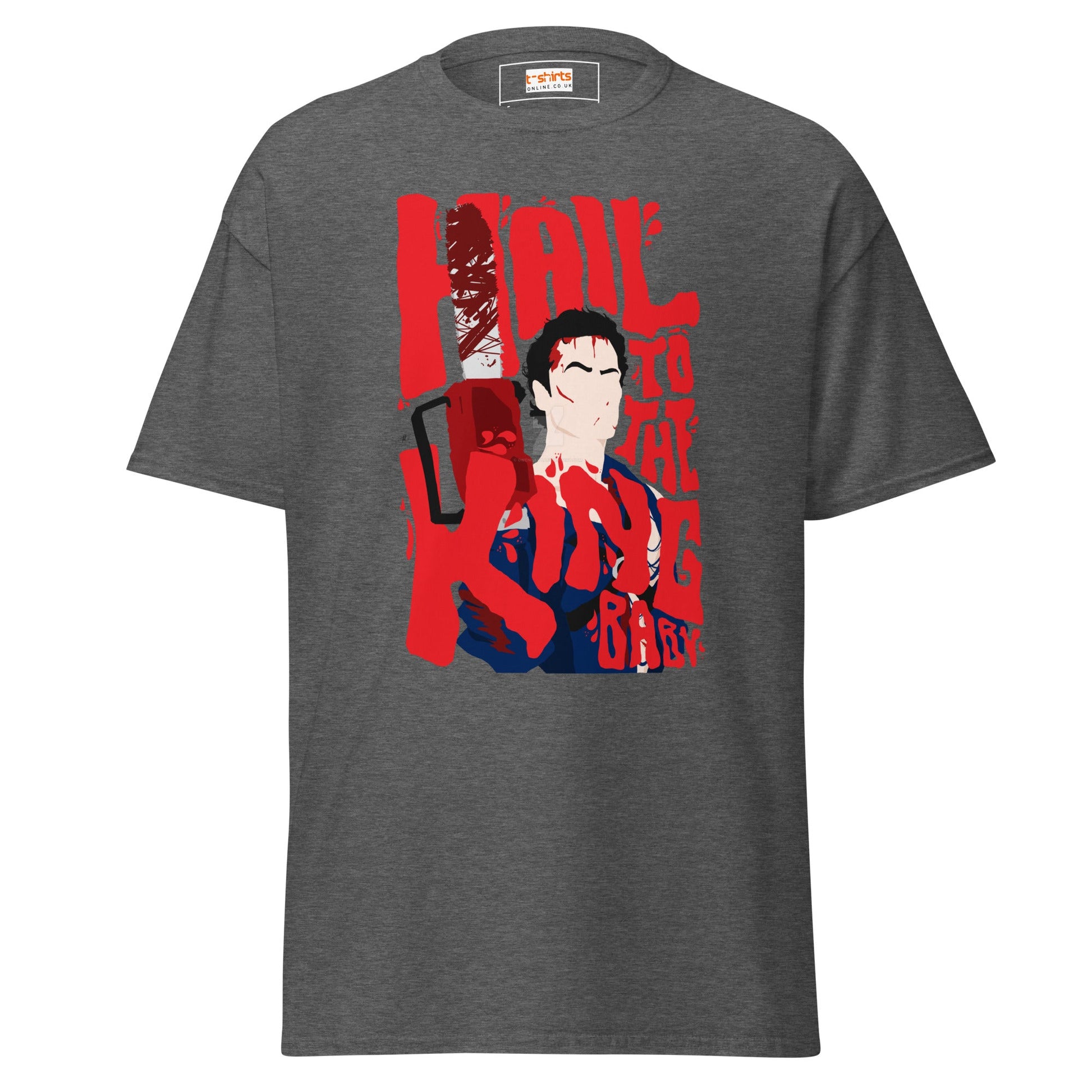 Ash Williams | Evil Dead T-Shirt - Dark Heather - T-Shirts Online