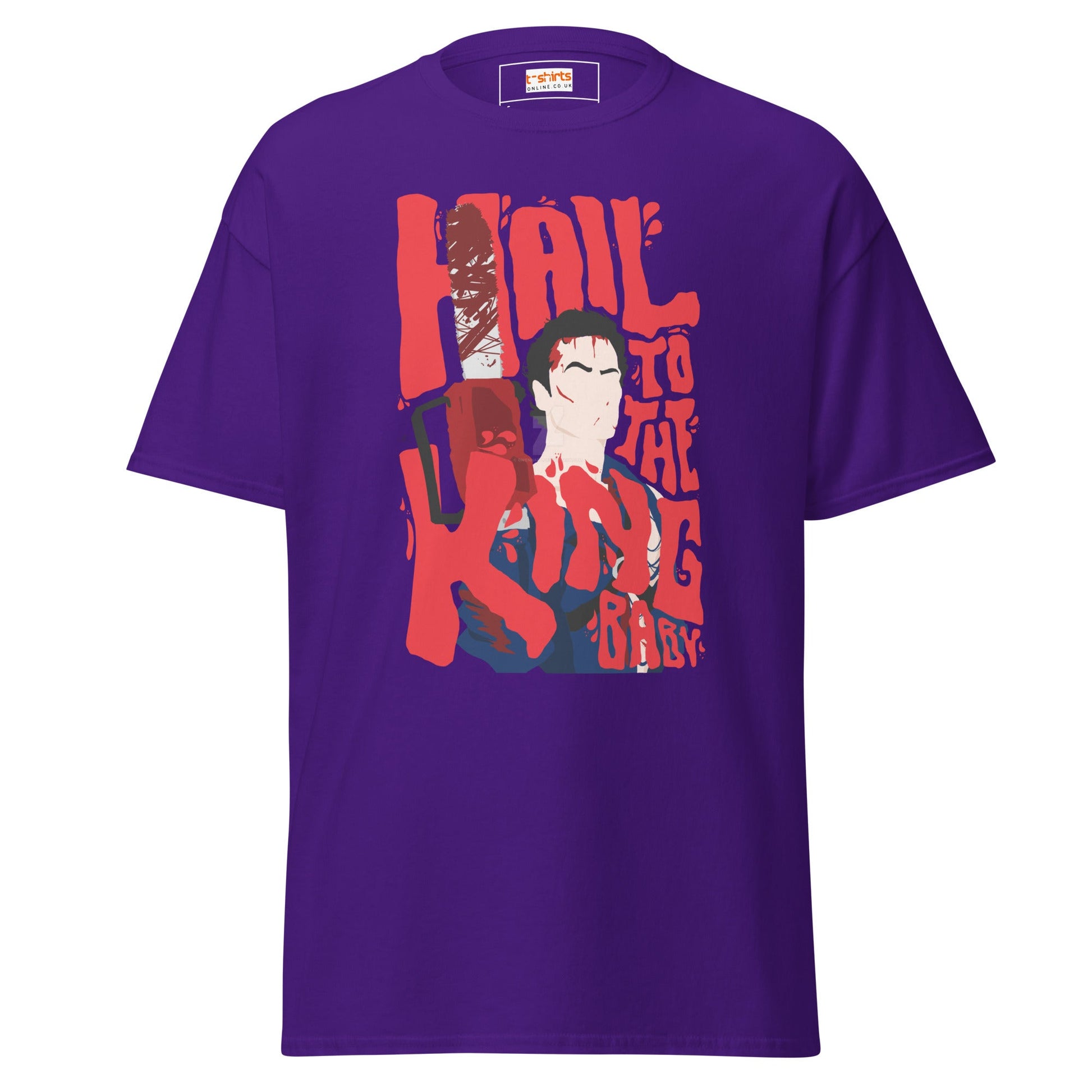 Ash Williams | Evil Dead T-Shirt - Purple - T-Shirts Online