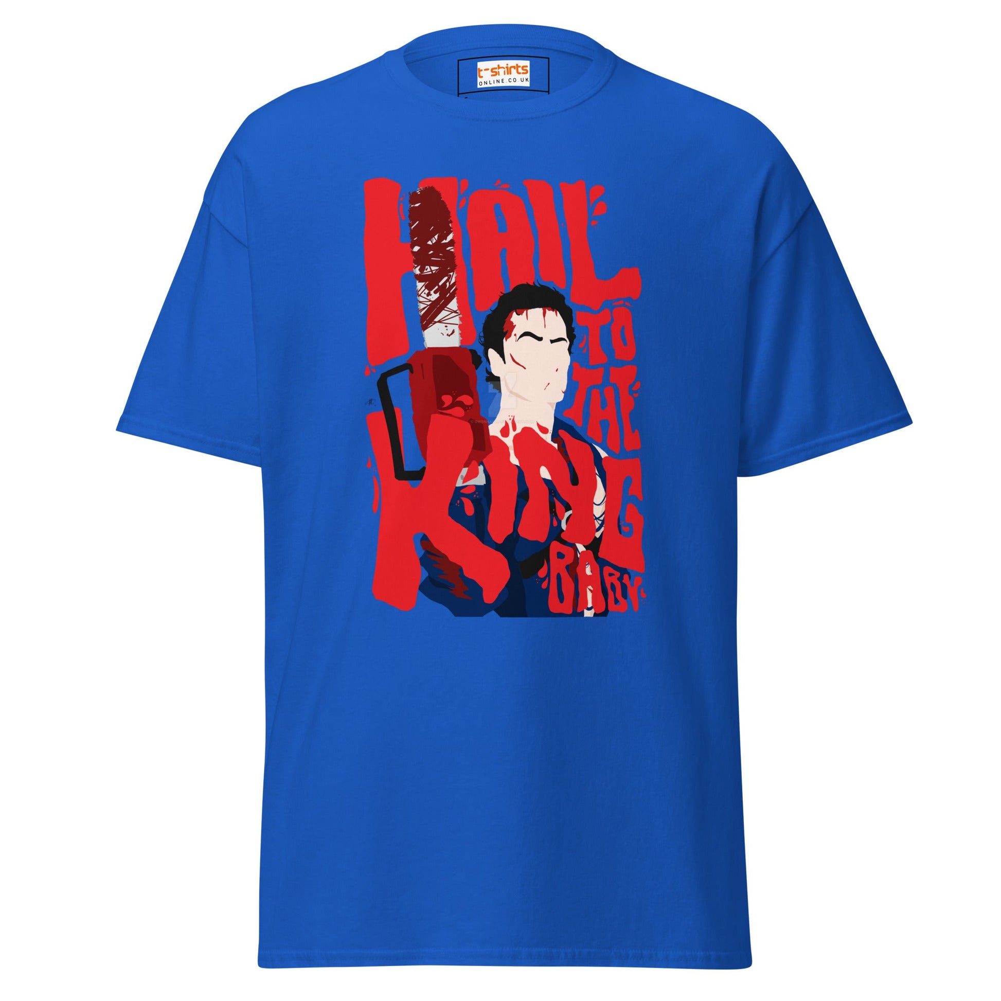 Ash Williams | Evil Dead T-Shirt - Royal - T-Shirts Online