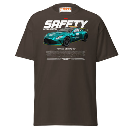 Aston Martin F1 Safety Car T-Shirt | Racing Fans Tee - Dark Chocolate - T-Shirts Online
