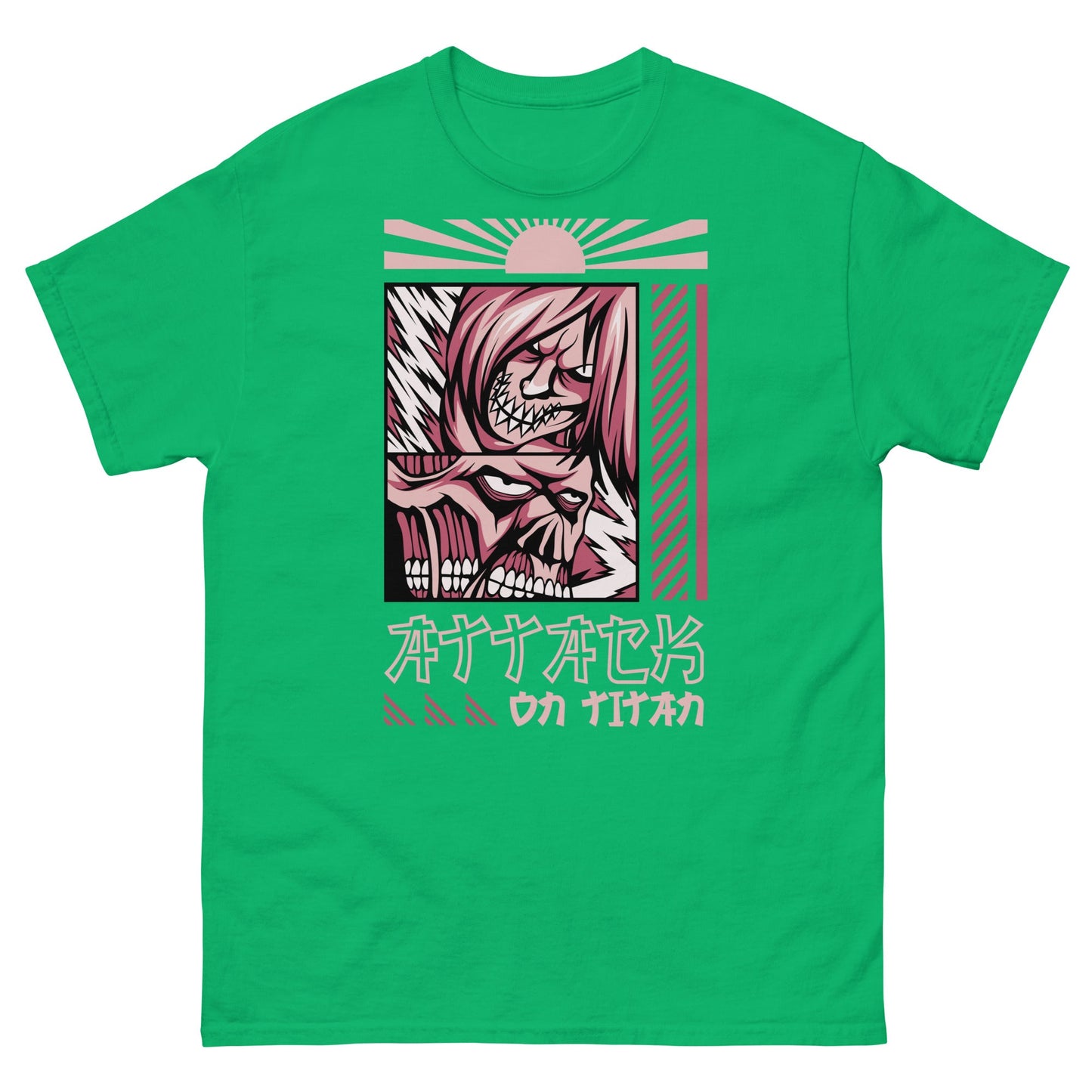 Attack On Titan | Anime T-Shirt - Irish Green - T-Shirts Online