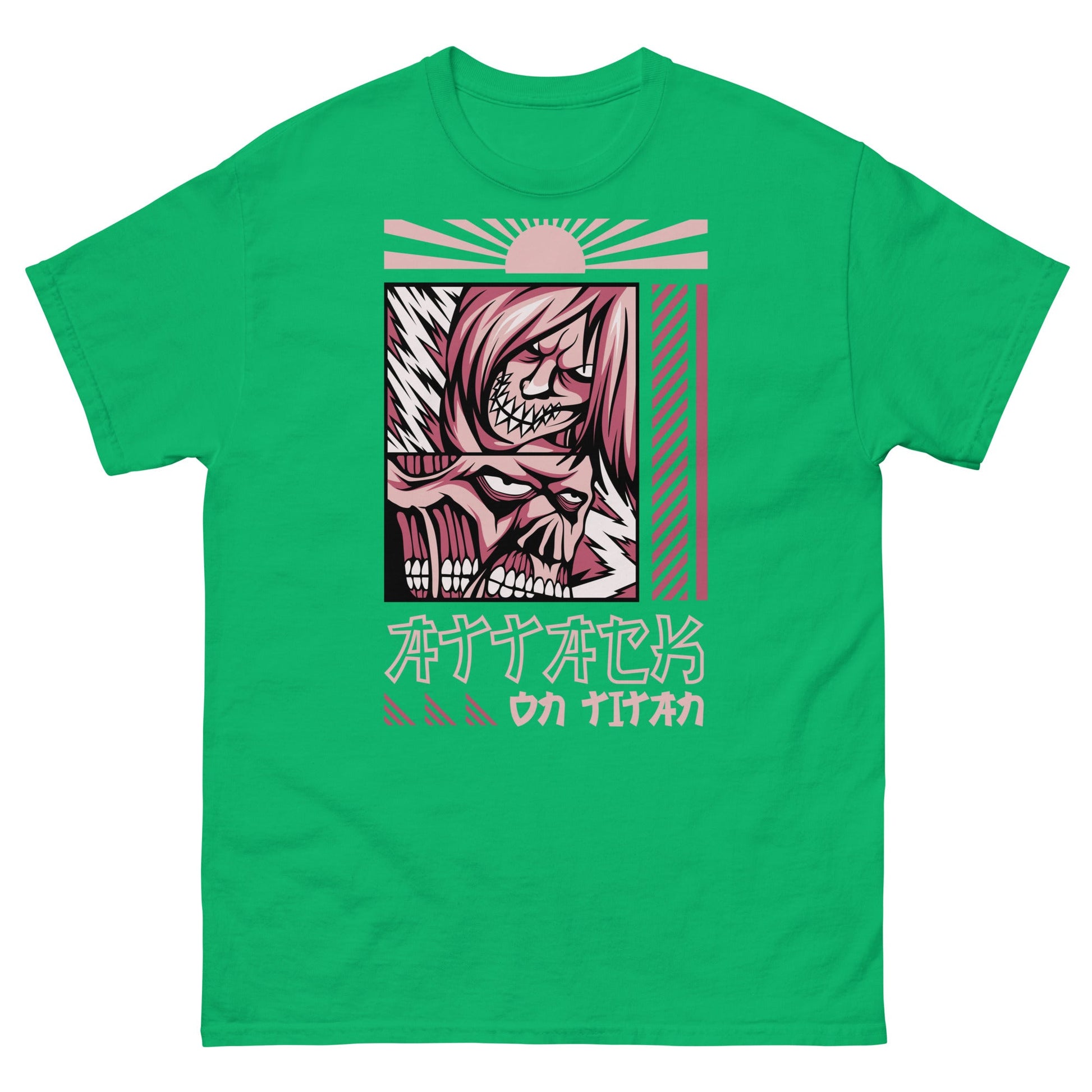 Attack On Titan | Anime T-Shirt - Irish Green - T-Shirts Online