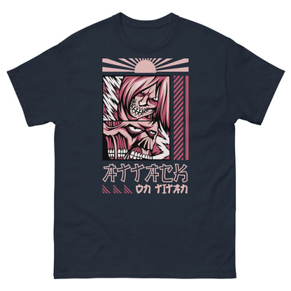 Attack On Titan | Anime T-Shirt - Navy - T-Shirts Online