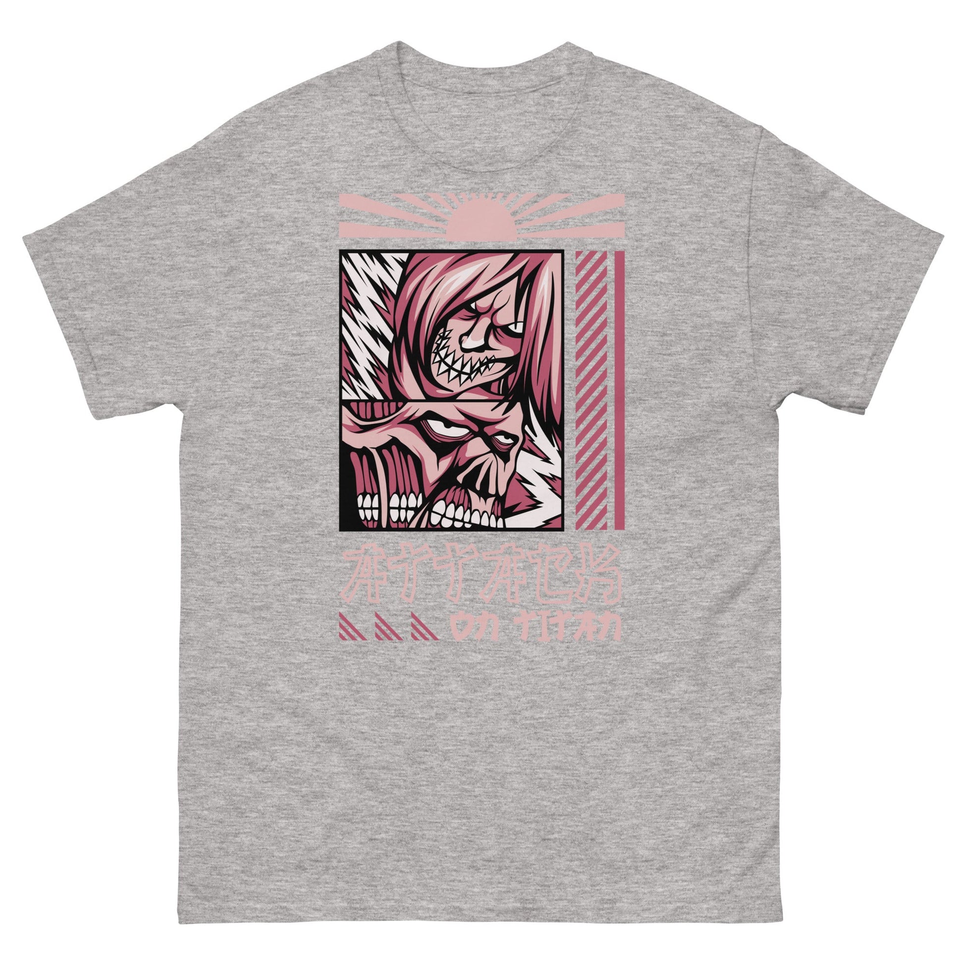 Attack On Titan | Anime T-Shirt - Sport Grey - T-Shirts Online