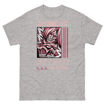 Attack On Titan | Anime T-Shirt - Sport Grey - T-Shirts Online