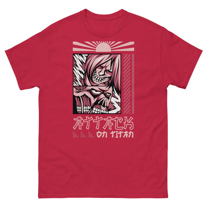 Attack On Titan | Anime T-Shirt - Cardinal - T-Shirts Online