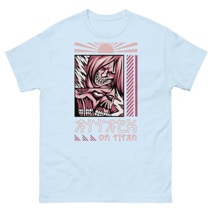 Attack On Titan | Anime T-Shirt - Light Blue - T-Shirts Online