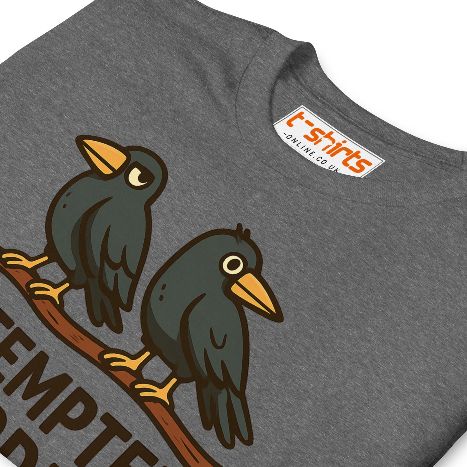 Attempted Murder Crows T-Shirt – Dark Humor Tee - Natural - T-Shirts Online