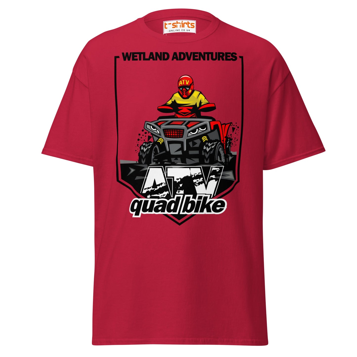 ATV Quad Bike T-Shirt – Extreme Off - Road Rider Tee - Cardinal - T-Shirts Online