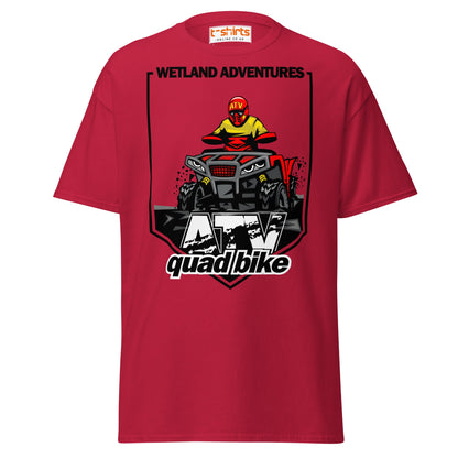 ATV Quad Bike T-Shirt – Extreme Off - Road Rider Tee - Cardinal - T-Shirts Online