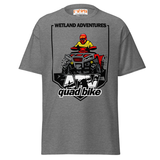 ATV Quad Bike T-Shirt – Extreme Off - Road Rider Tee - Graphite Heather - T-Shirts Online