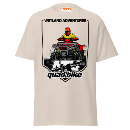ATV Quad Bike T-Shirt – Extreme Off - Road Rider Tee - Natural - T-Shirts Online