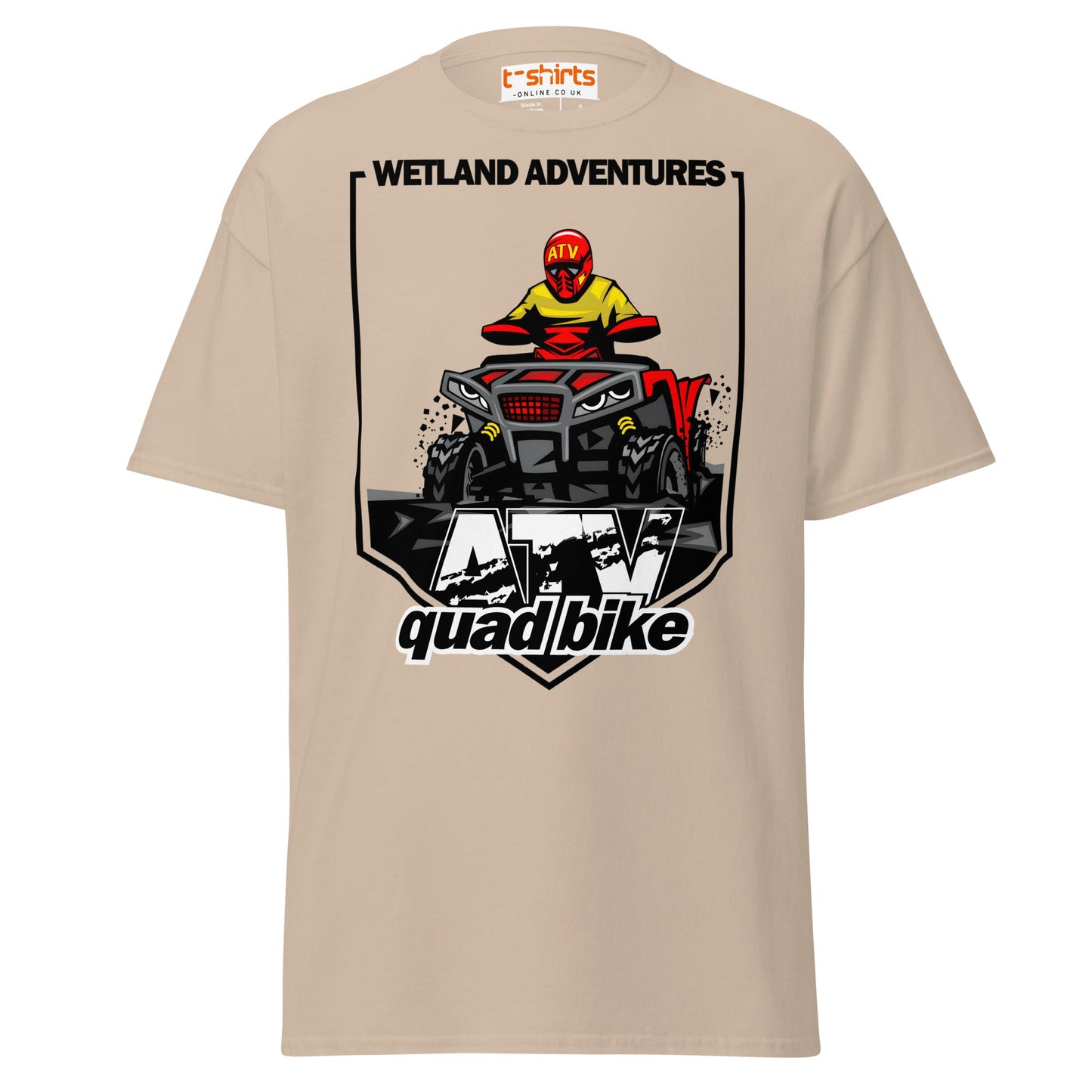 ATV Quad Bike T-Shirt – Extreme Off - Road Rider Tee - Sand - T-Shirts Online