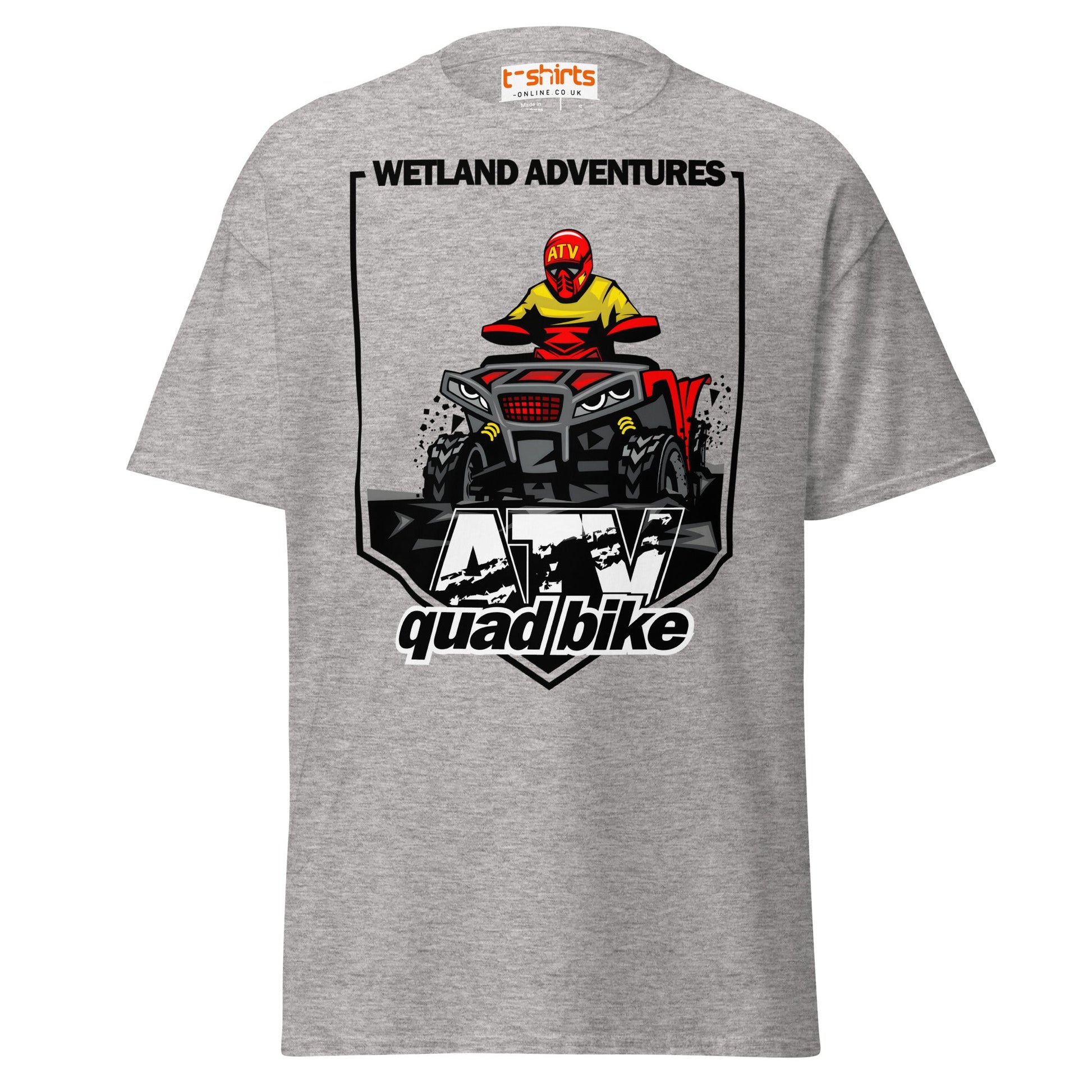 ATV Quad Bike T-Shirt – Extreme Off - Road Rider Tee - Sport Grey - T-Shirts Online