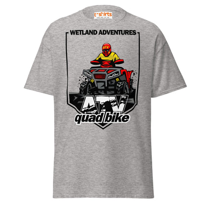 ATV Quad Bike T-Shirt – Extreme Off - Road Rider Tee - Sport Grey - T-Shirts Online