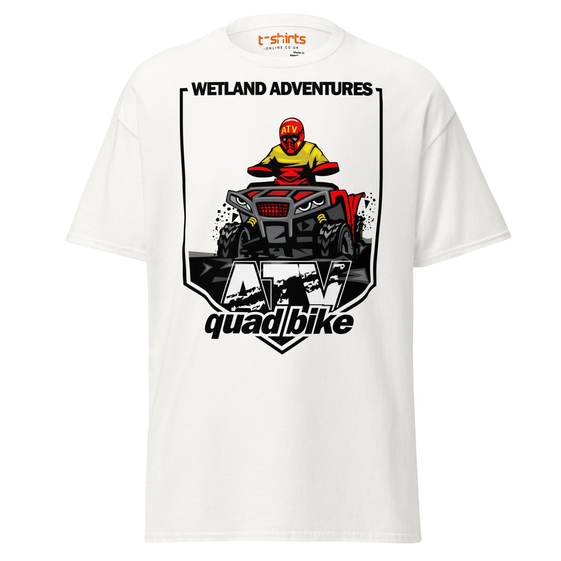 ATV Quad Bike T-Shirt – Extreme Off - Road Rider Tee - White - T-Shirts Online