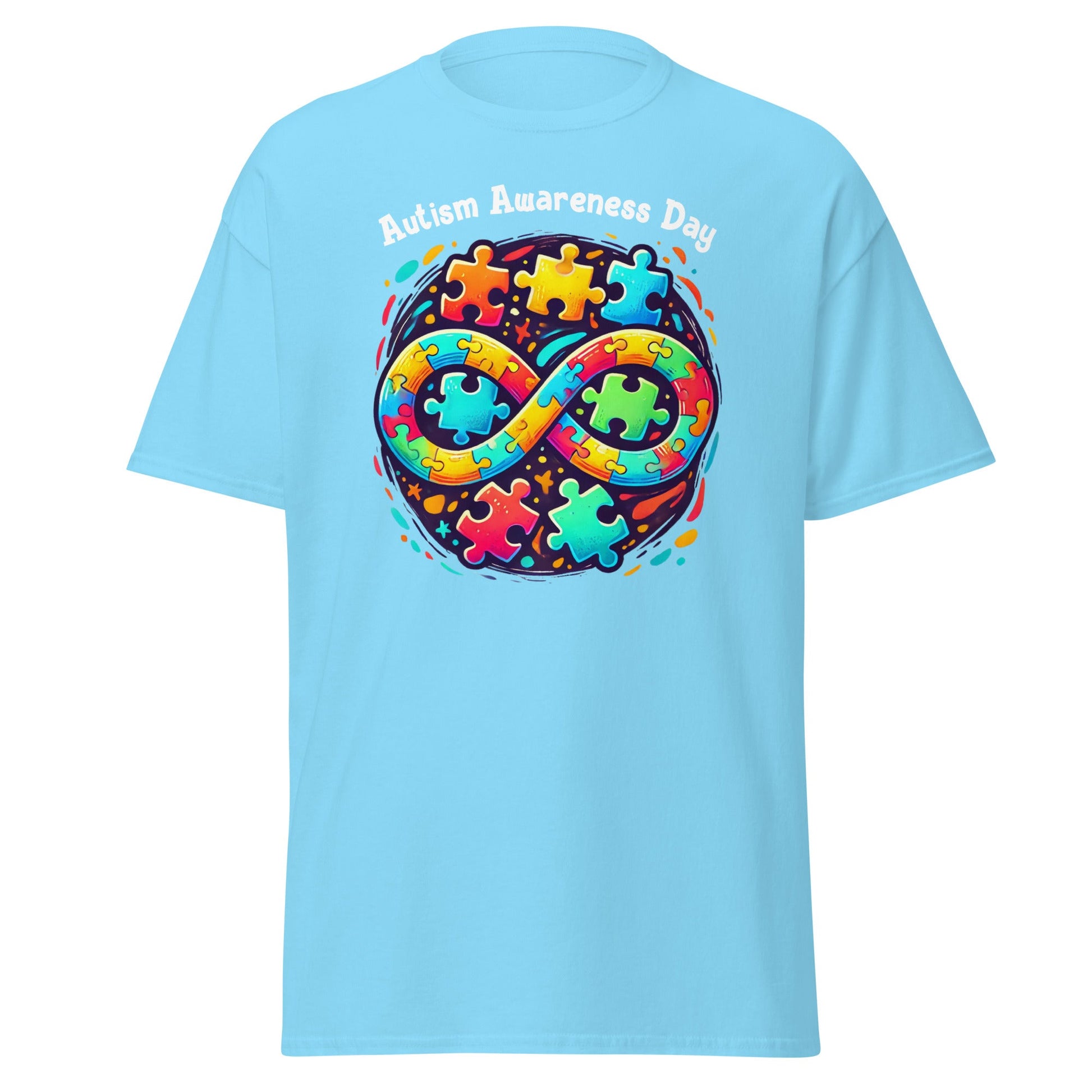 Autism Awareness Day | Autism T-Shirt - Sky - T-Shirts Online