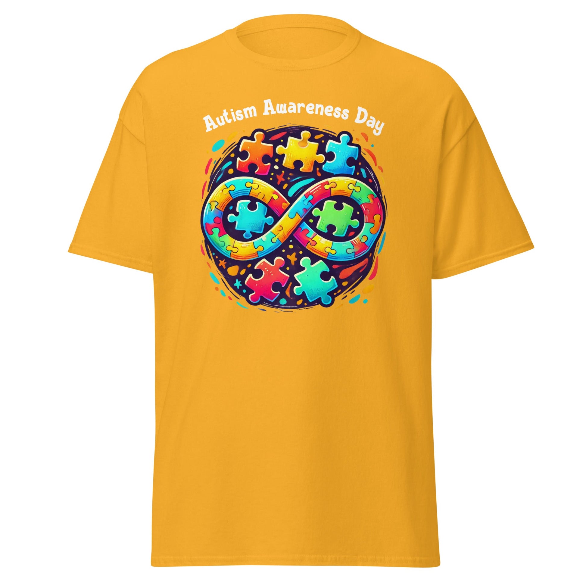 Autism Awareness Day | Autism T-Shirt - Gold - T-Shirts Online