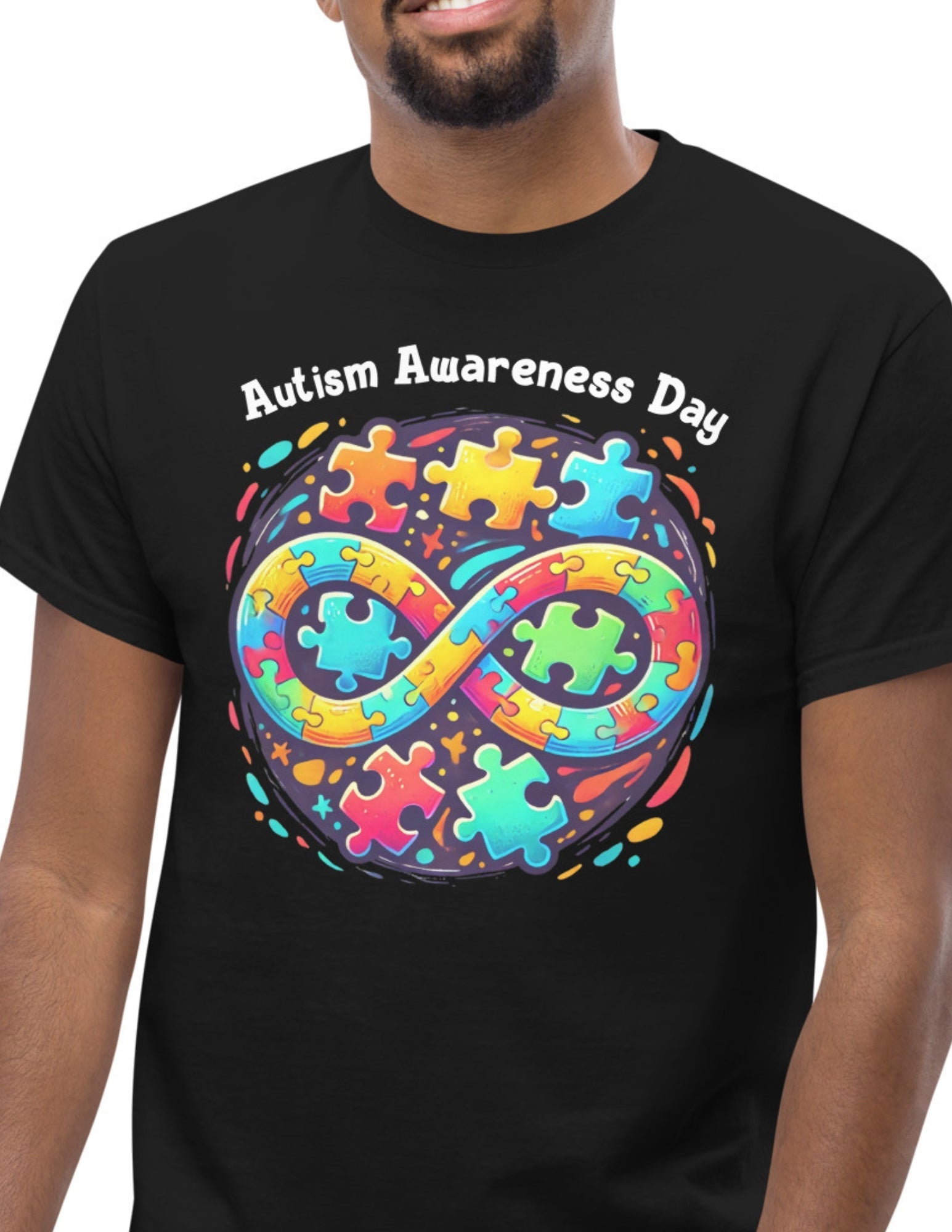 Autism Awareness Day | Autism T-Shirt - Black - T-Shirts Online