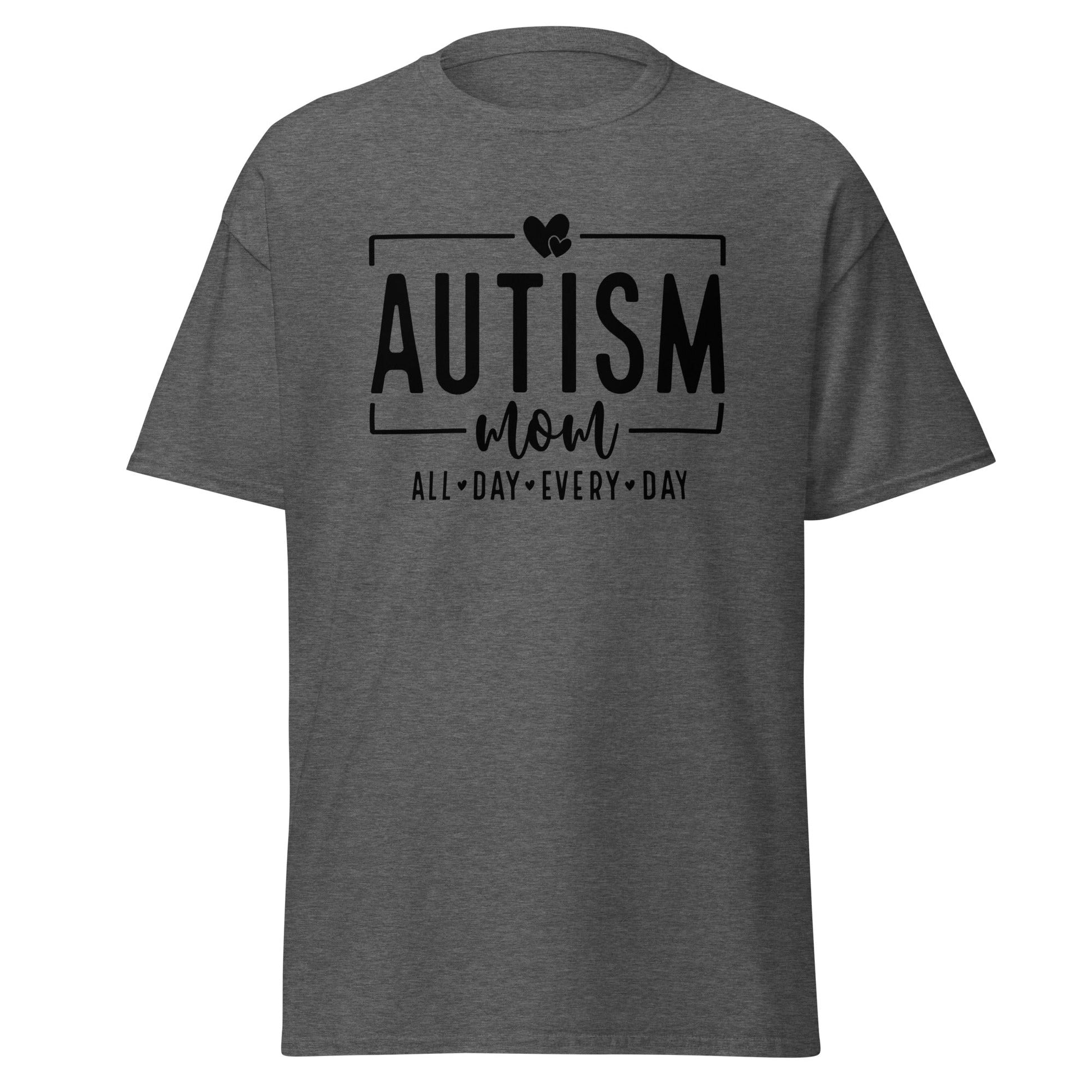 Autism Mom | Autism T-Shirt - Dark Heather - T-Shirts Online