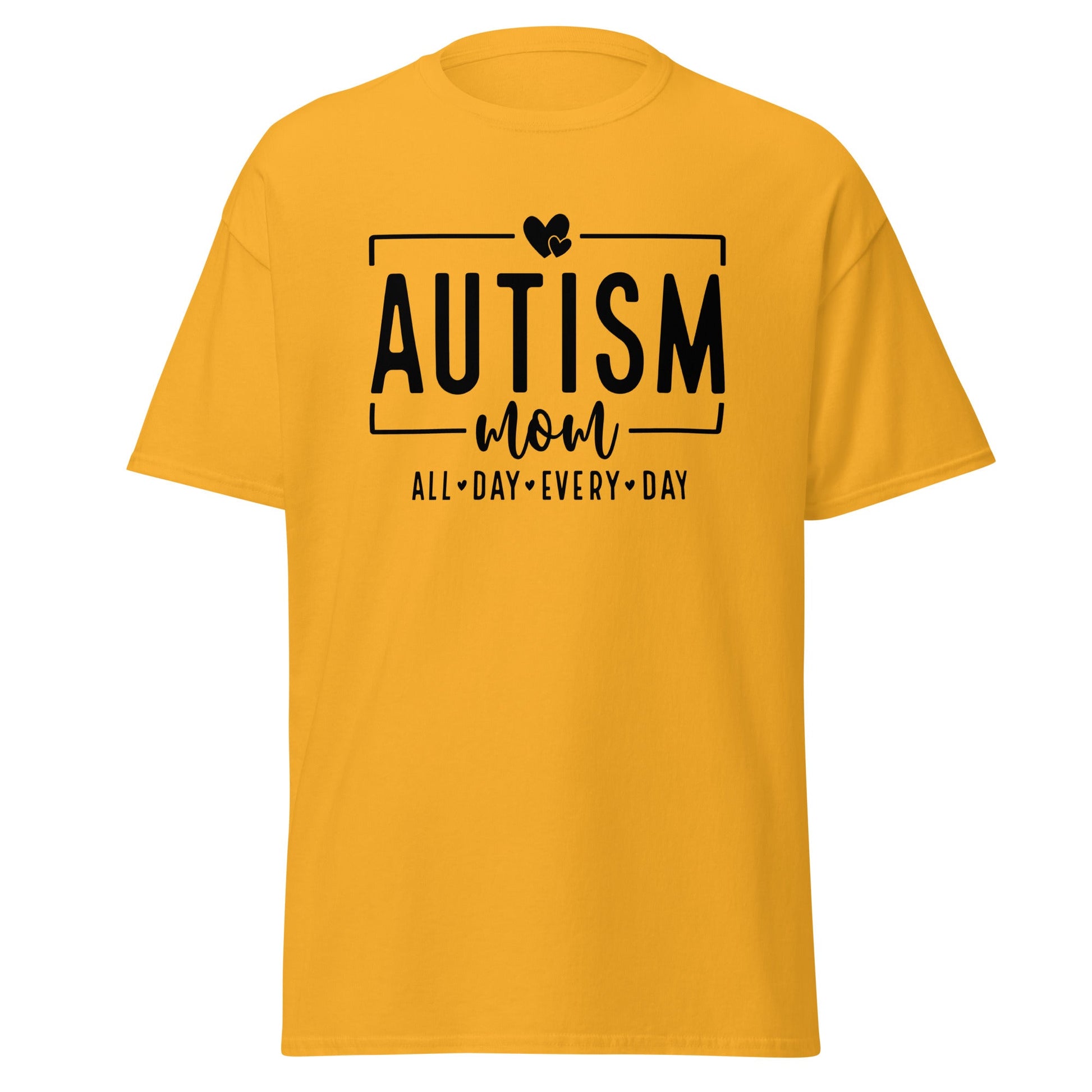 Autism Mom | Autism T-Shirt - Gold - T-Shirts Online