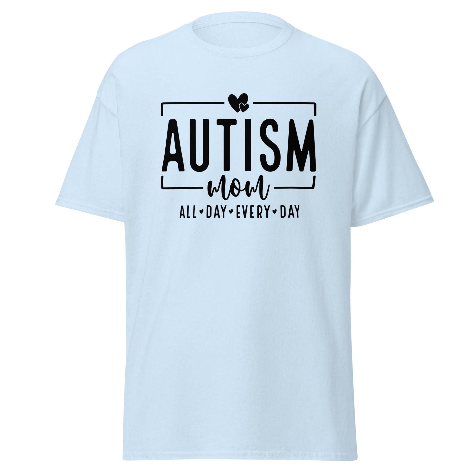Autism Mom | Autism T-Shirt - Light Blue - T-Shirts Online