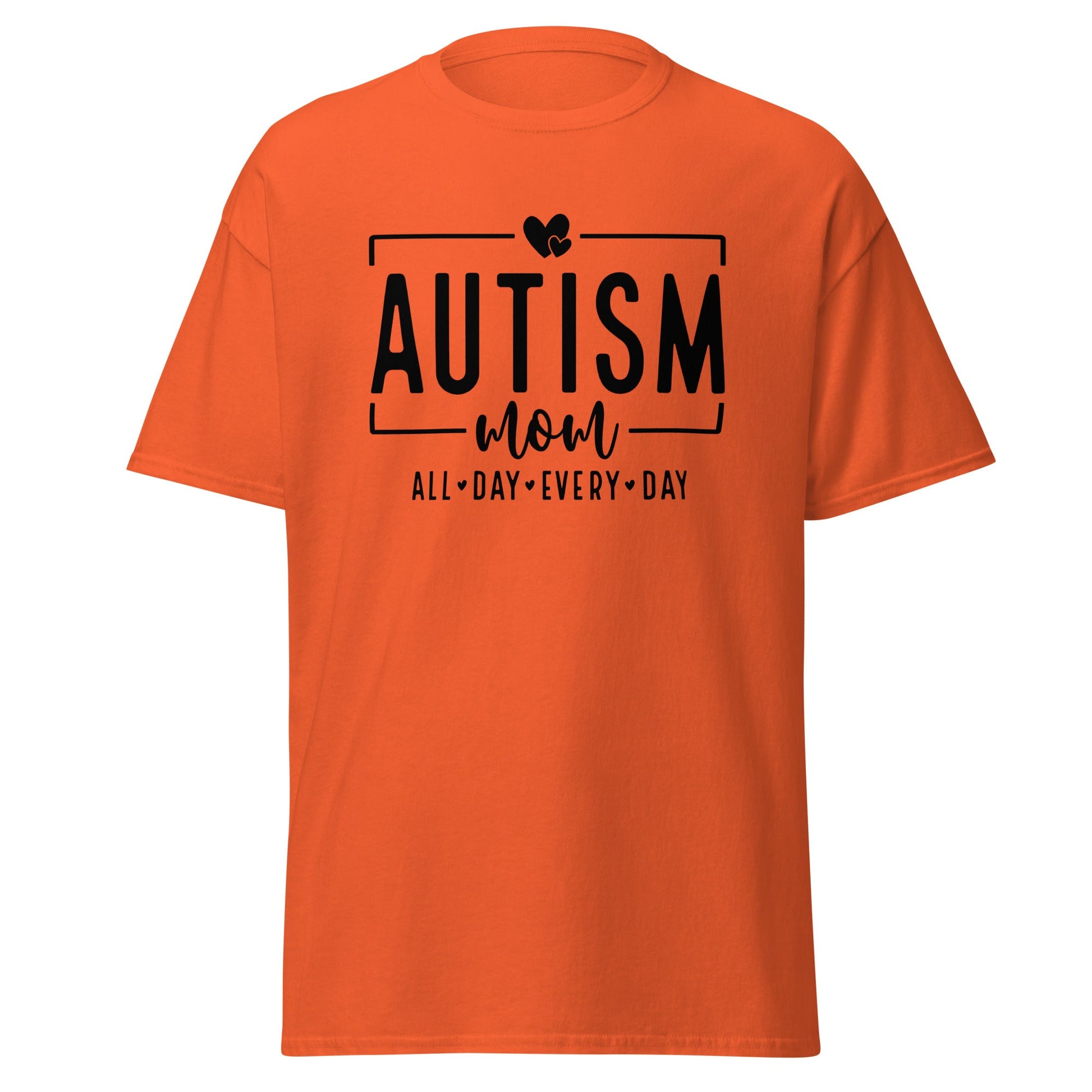 Autism Mom | Autism T-Shirt - Orange - T-Shirts Online