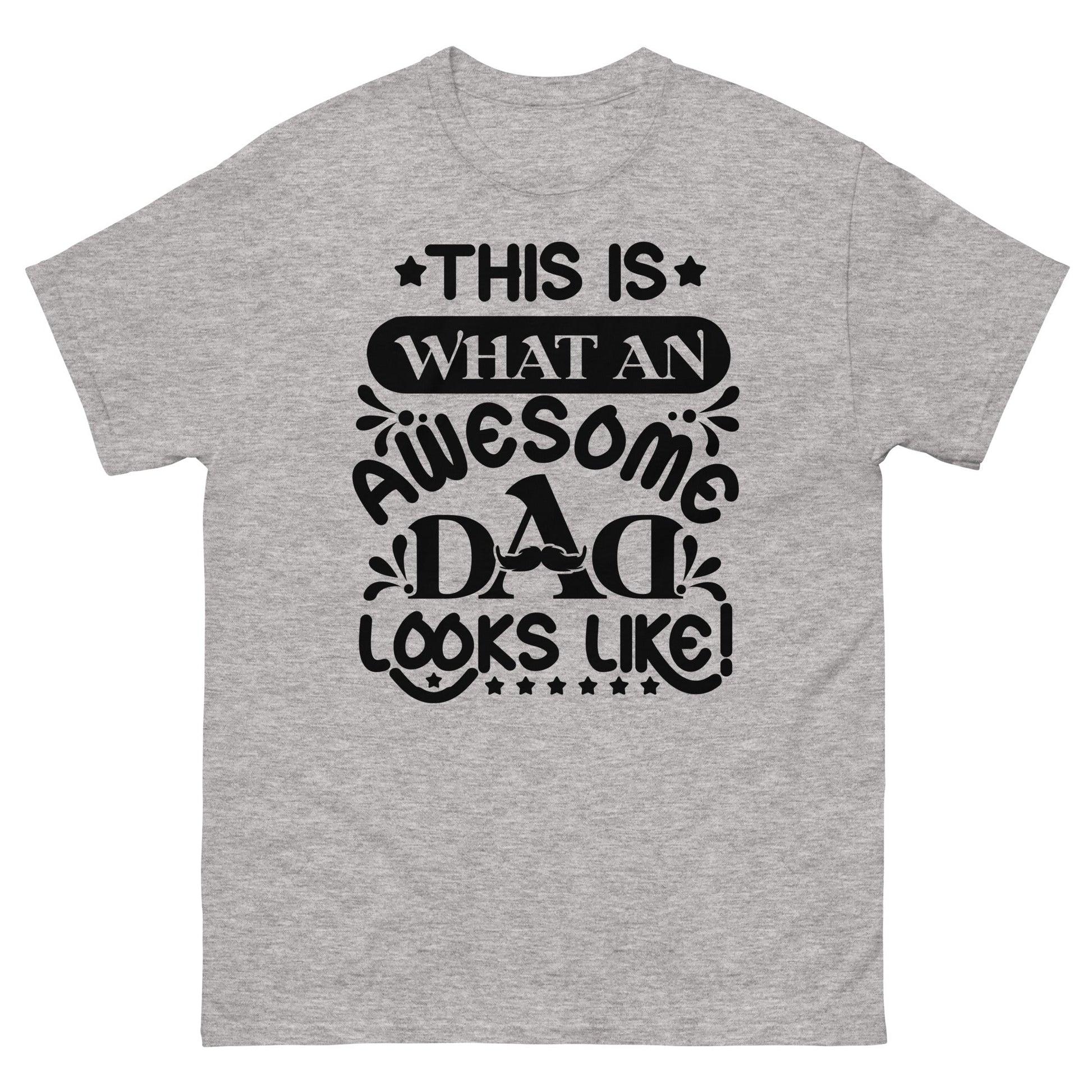 Awesome Dad | Father's Day T-Shirt - Sport Grey - T-Shirts Online