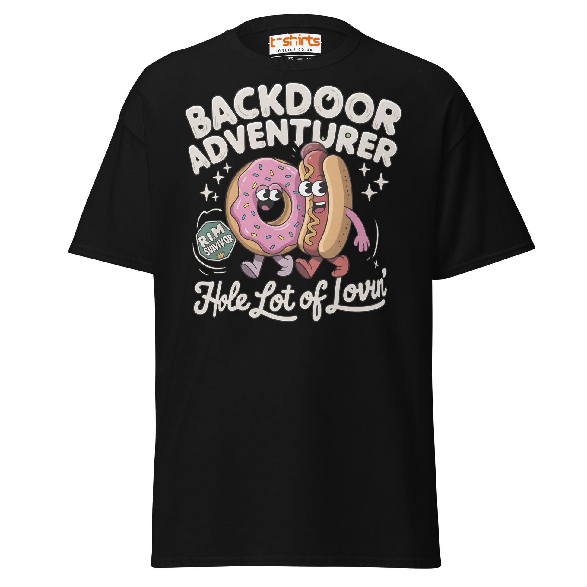 Backdoor Adventurer T-Shirt - Black - T-Shirts Online