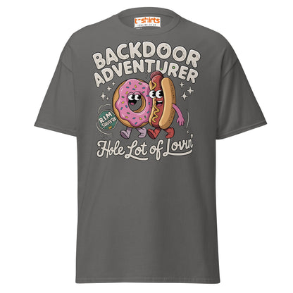 Backdoor Adventurer T-Shirt - Charcoal - T-Shirts Online