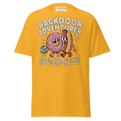 Backdoor Adventurer T-Shirt - Gold - T-Shirts Online