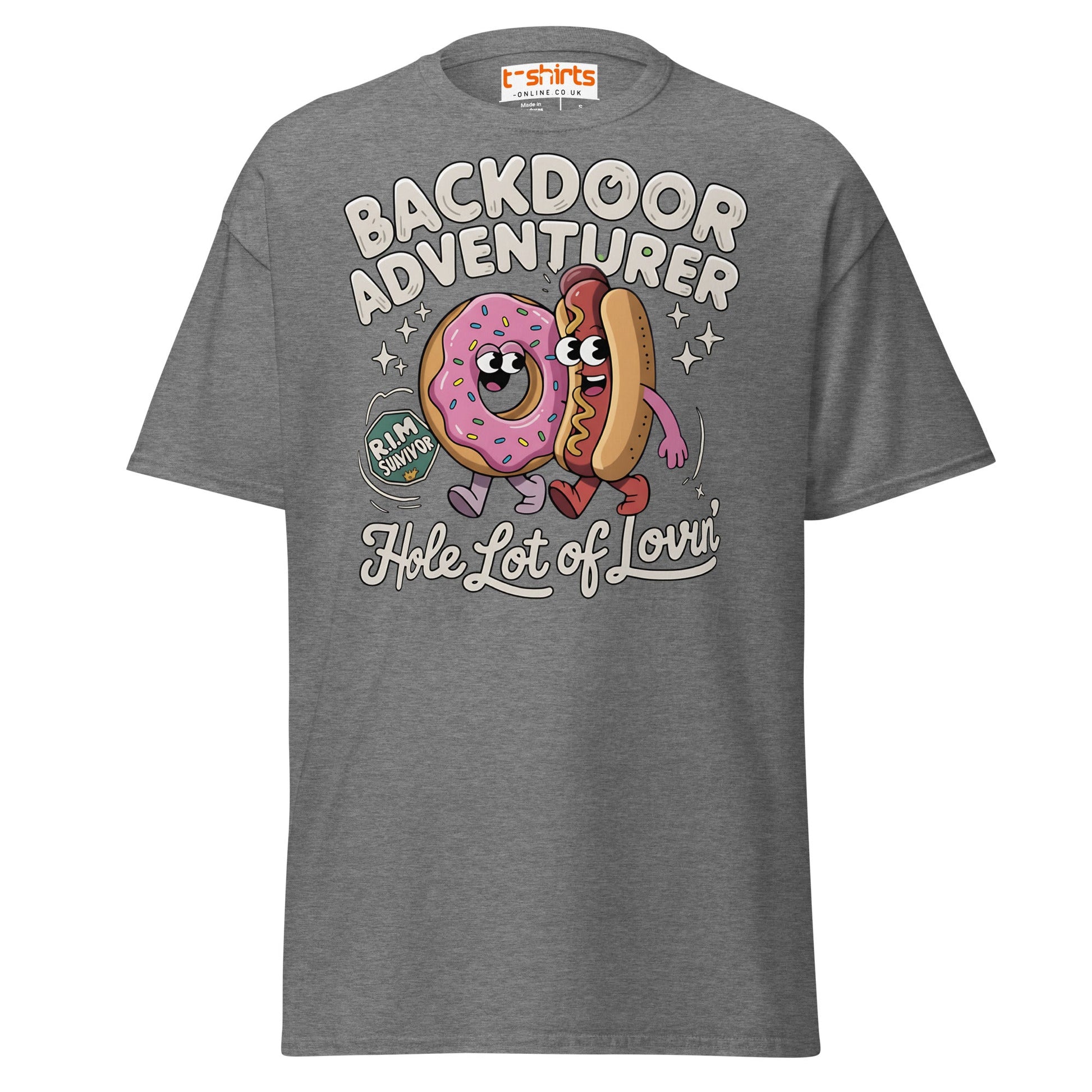 Backdoor Adventurer T-Shirt - Graphite Heather - T-Shirts Online