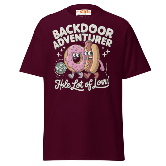 Backdoor Adventurer T-Shirt - Maroon - T-Shirts Online