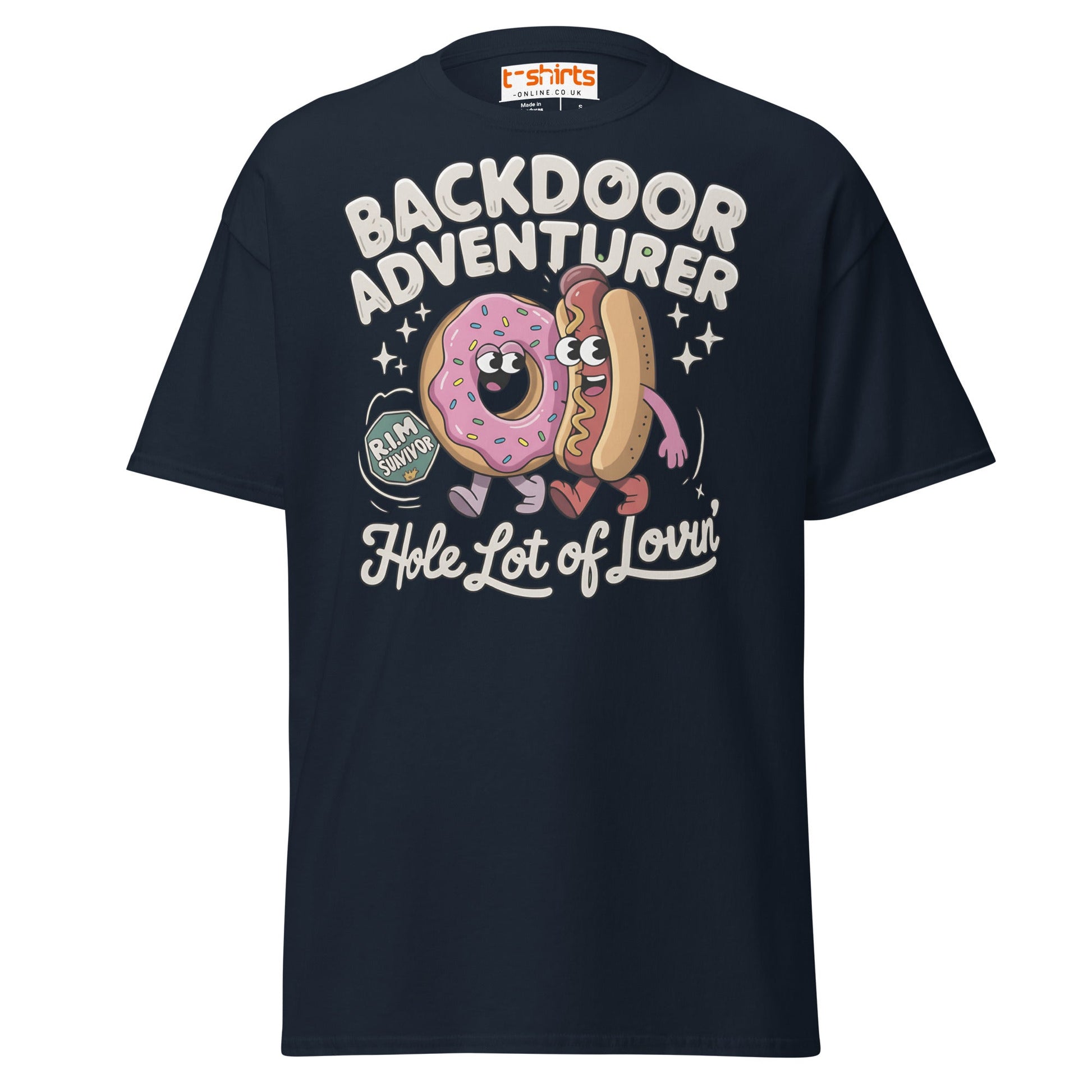 Backdoor Adventurer T-Shirt - Navy - T-Shirts Online