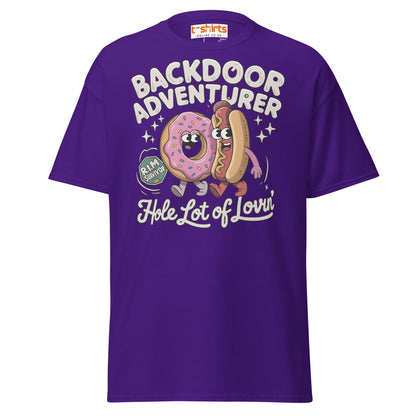 Backdoor Adventurer T-Shirt - Purple - T-Shirts Online