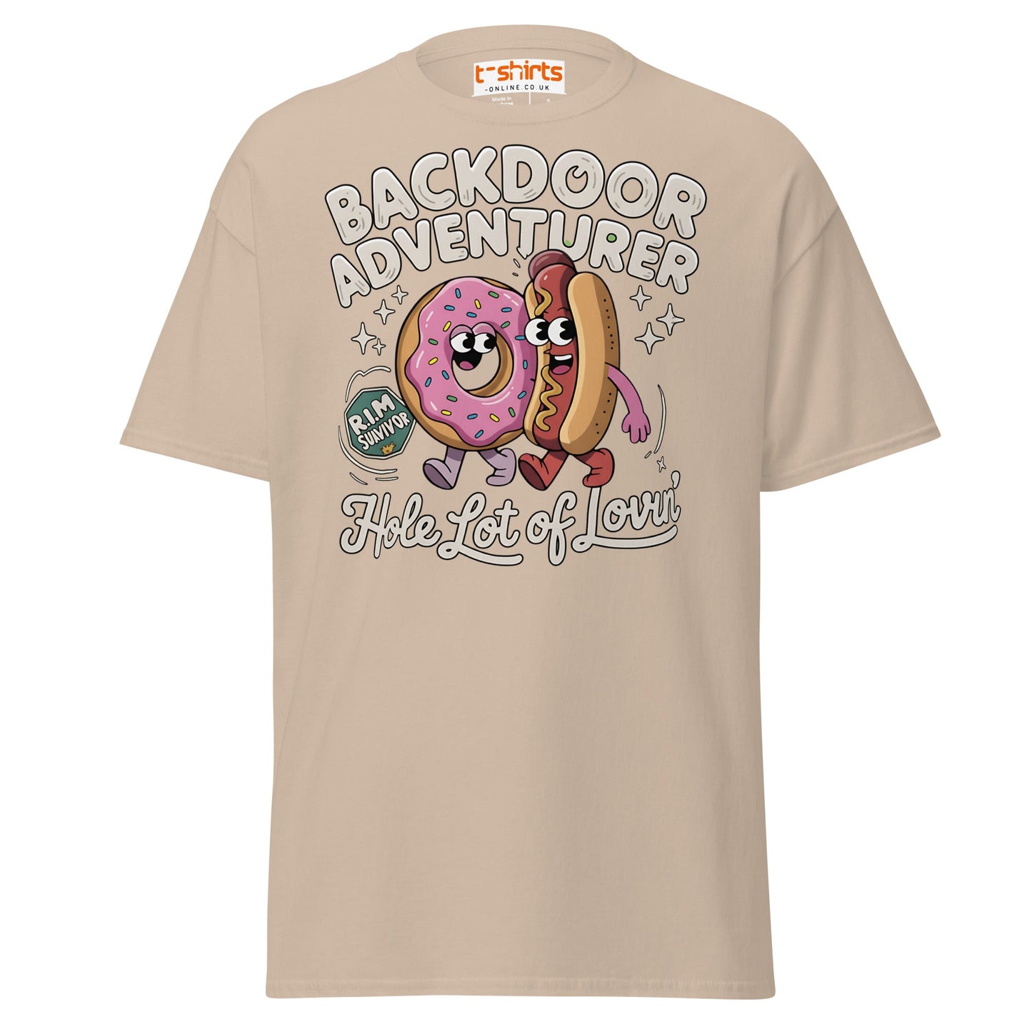 Backdoor Adventurer T-Shirt - Sand - T-Shirts Online
