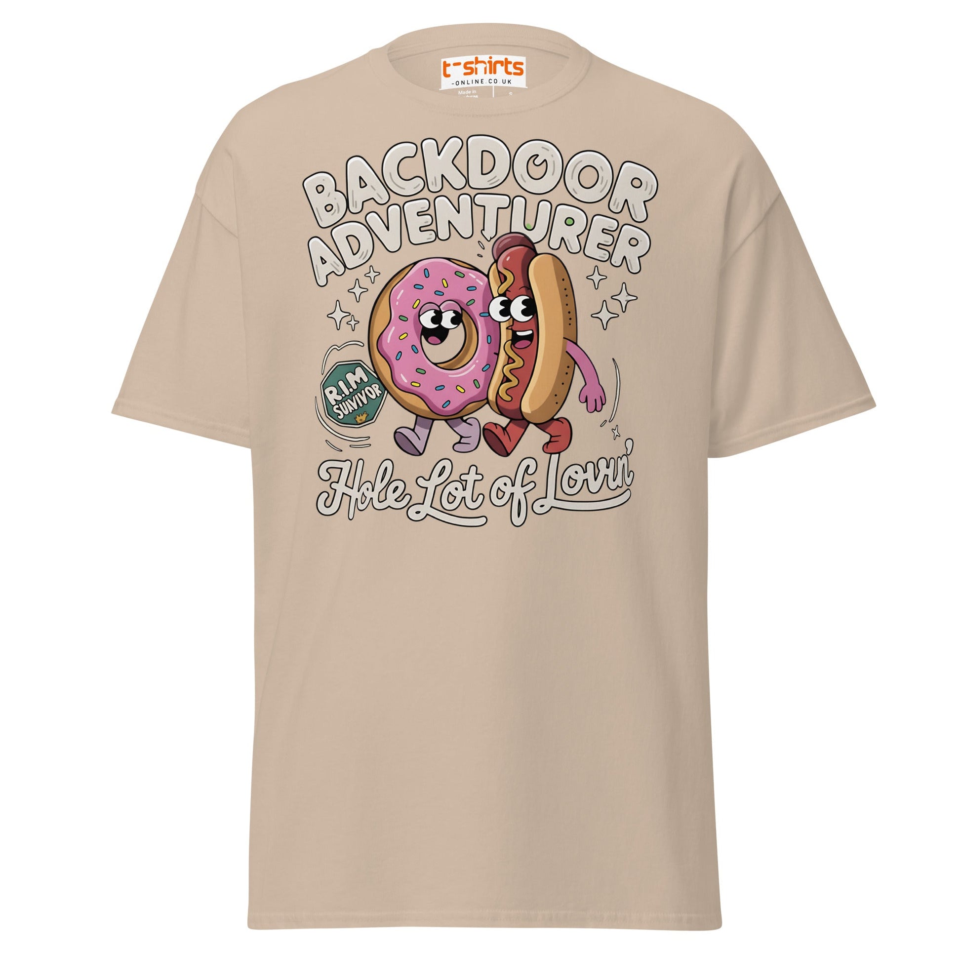 Backdoor Adventurer T-Shirt - Sand - T-Shirts Online