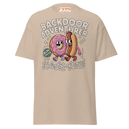Backdoor Adventurer T-Shirt - Sand - T-Shirts Online