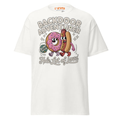 Backdoor Adventurer T-Shirt - White - T-Shirts Online