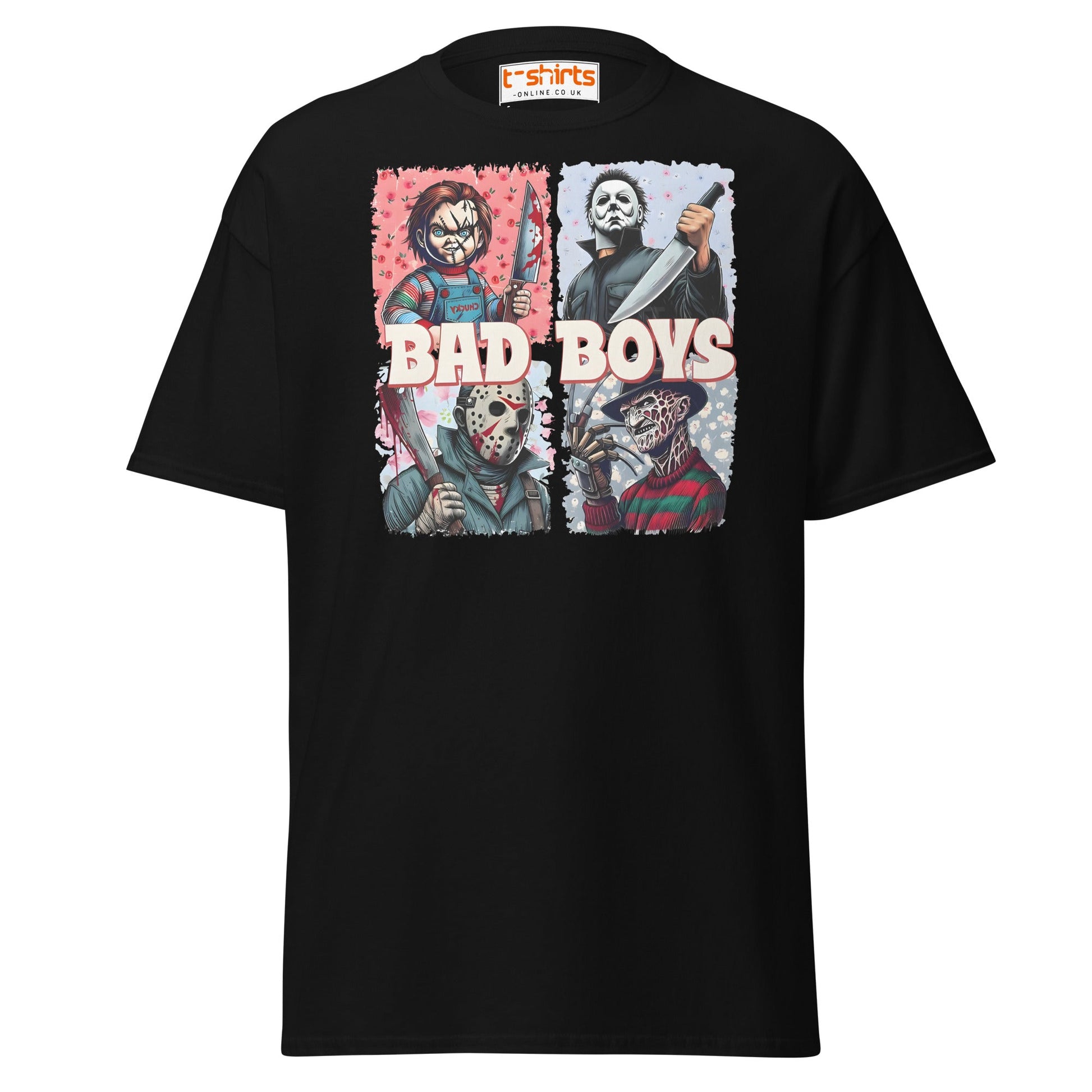 Bad Boys Horror Icons T-Shirt - Black - T-Shirts Online