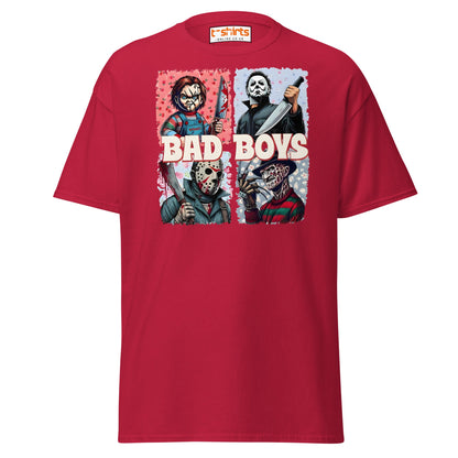 Bad Boys Horror Icons T-Shirt - Cardinal - T-Shirts Online