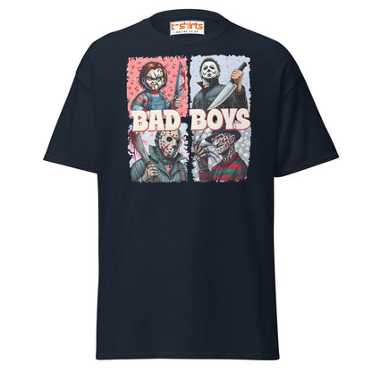 Bad Boys Horror Icons T-Shirt - Navy - T-Shirts Online