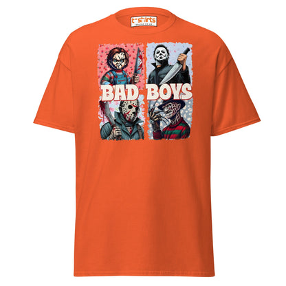 Bad Boys Horror Icons T-Shirt - Orange - T-Shirts Online