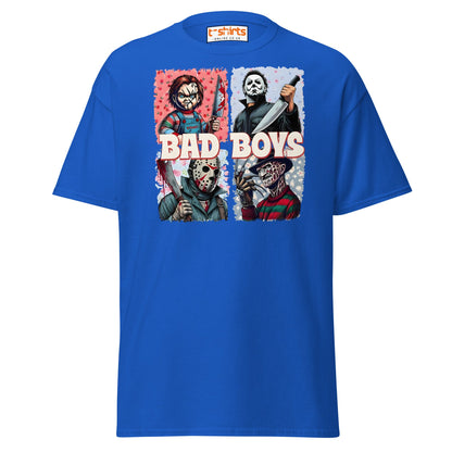 Bad Boys Horror Icons T-Shirt - Royal - T-Shirts Online