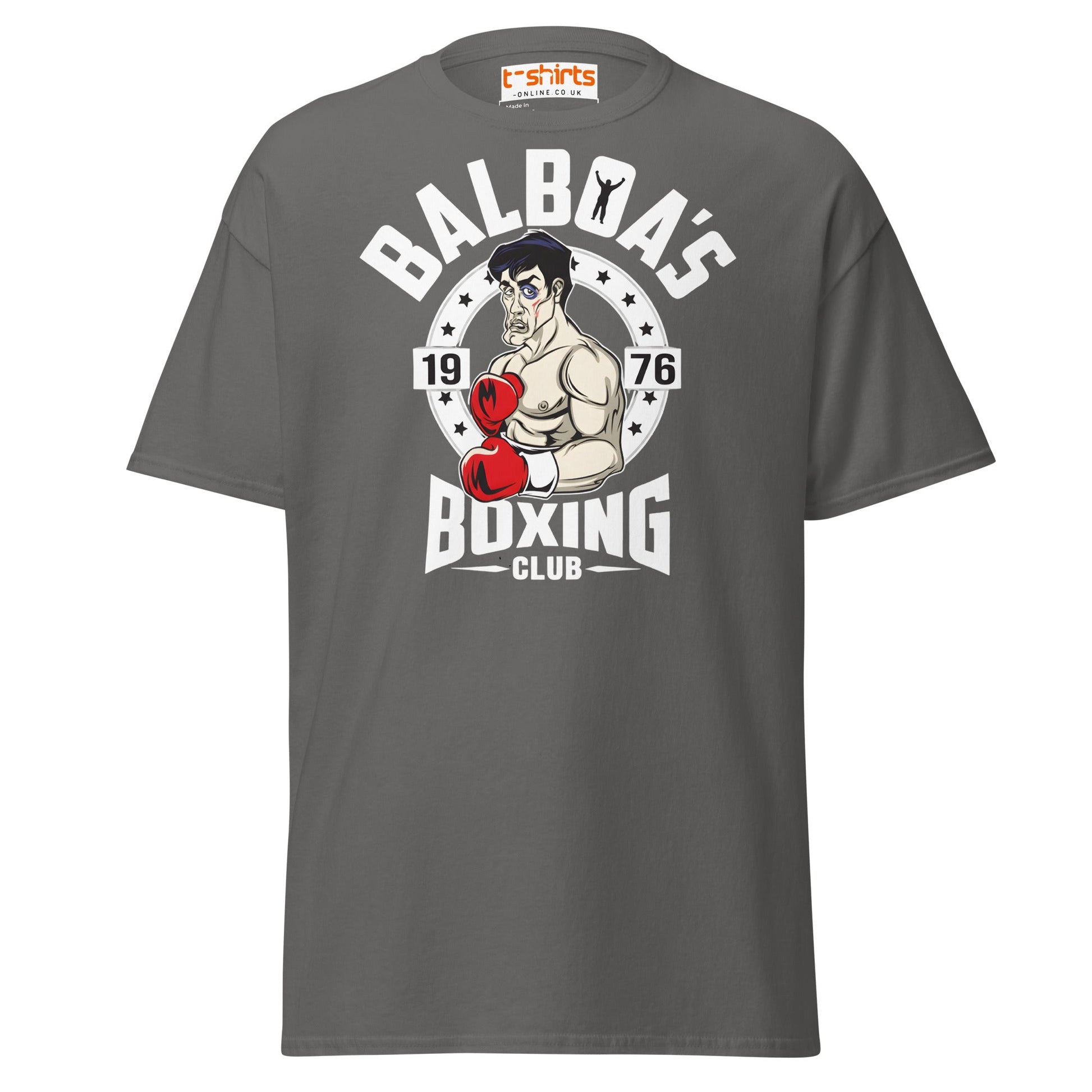 Balboa’s Boxing Club T-Shirt - Charcoal - T-Shirts Online