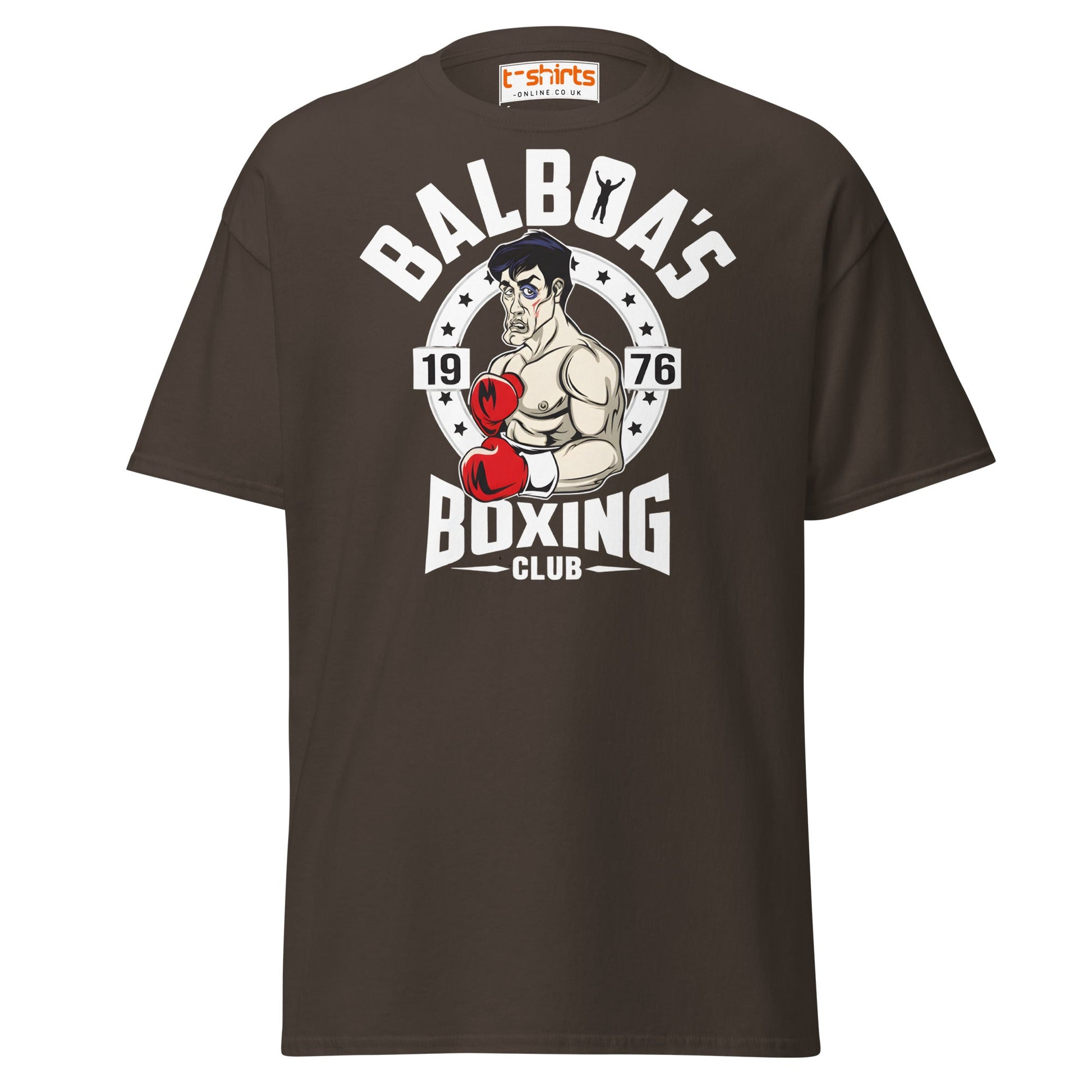 Balboa’s Boxing Club T-Shirt - Dark Chocolate - T-Shirts Online