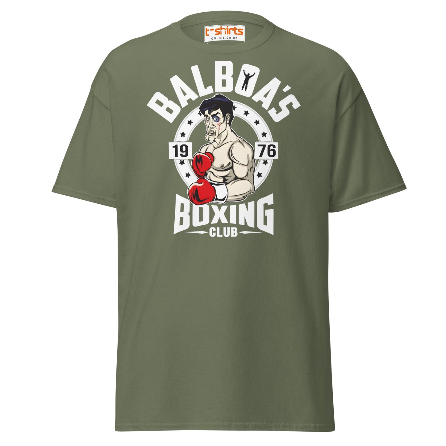 Balboa’s Boxing Club T-Shirt - Military Green - T-Shirts Online