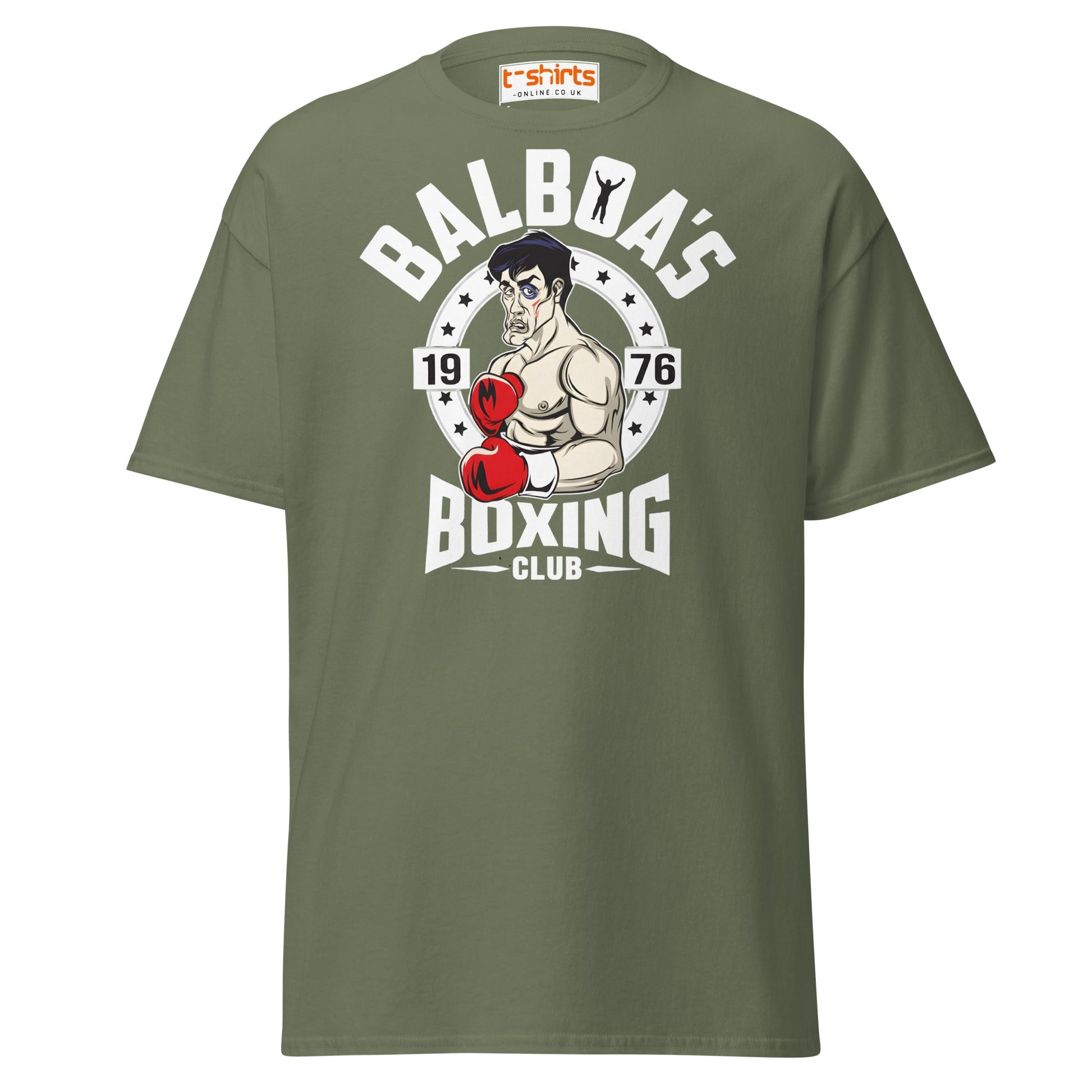 Balboa’s Boxing Club T-Shirt - Military Green - T-Shirts Online