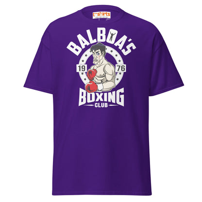 Balboa’s Boxing Club T-Shirt - Purple - T-Shirts Online